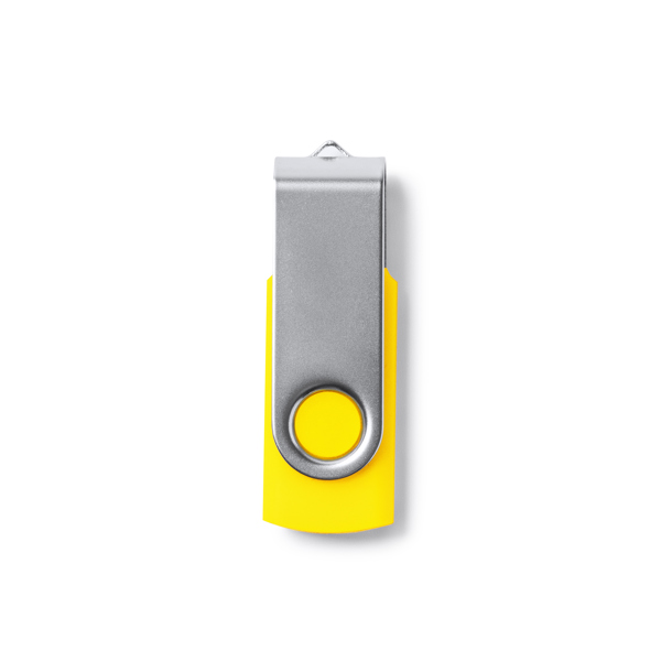 4186_03_2_1 USB memory stick σε κλασικό σχέδιο με MARVIN - Κίτρινο