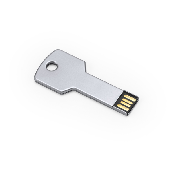 4187_251_2_1 Μνήμη USB 2 CYLON - Ασημί