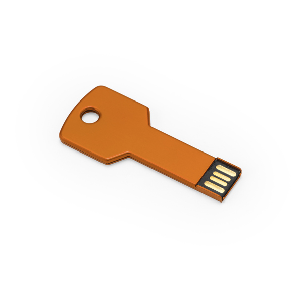 4187_31_2_1 Μνήμη USB 2 CYLON - Πορτοκαλί