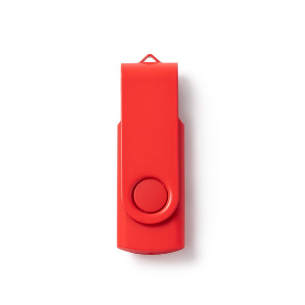 4192_60_2_1 Στικάκι USB με κύρια κατασκευή RIOT - Κokkino