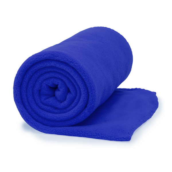 5621_05_2_1 Κουβέρτα fleece με επεξεργασία κατά της δημιουργίας LAMBERT - Βασιλικό μπλε