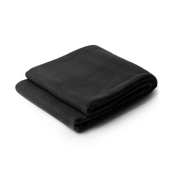 5624_02_2_1 Κουβέρτα fleece BRANDON - Μαύρο