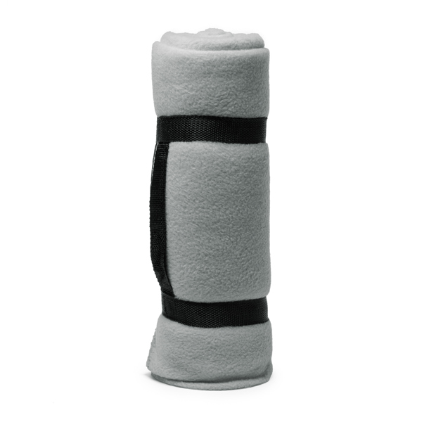 5625_58_2_1 Κουβέρτα fleece με επεξεργασία κατά της δημιουργίας DANERIS - Γκρι μελανζέ