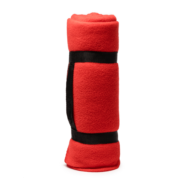 5625_60_2_1 Κουβέρτα fleece με επεξεργασία κατά της δημιουργίας DANERIS - Κokkino