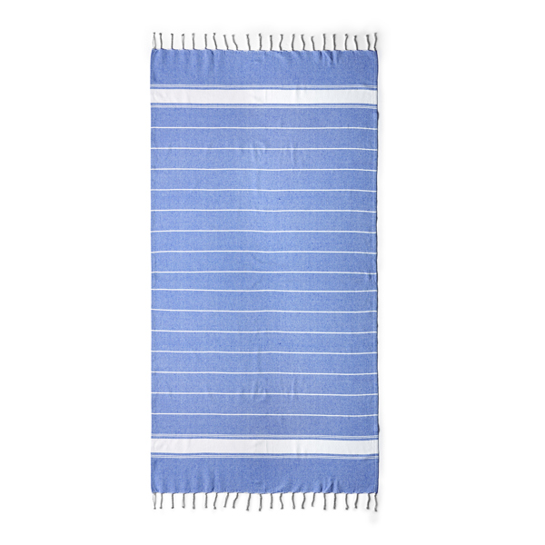 7096_05_2_1 βαμβακερή πετσέτα/σαρόνγκ 180 g/m² DENIA - Βασιλικό μπλε