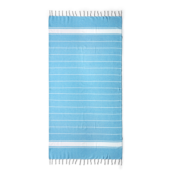 7096_12_2_1 βαμβακερή πετσέτα/σαρόνγκ 180 g/m² DENIA - Τιρκουάζ
