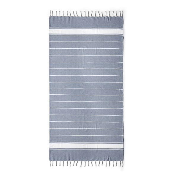 7096_55_2_1 βαμβακερή πετσέτα/σαρόνγκ 180 g/m² DENIA - Ναυτικό μπλε