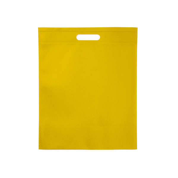 7126_03_2_1 Μη υφασμένη τσάντα 80 g/m² με ανθεκτικές DONET - Κίτρινο