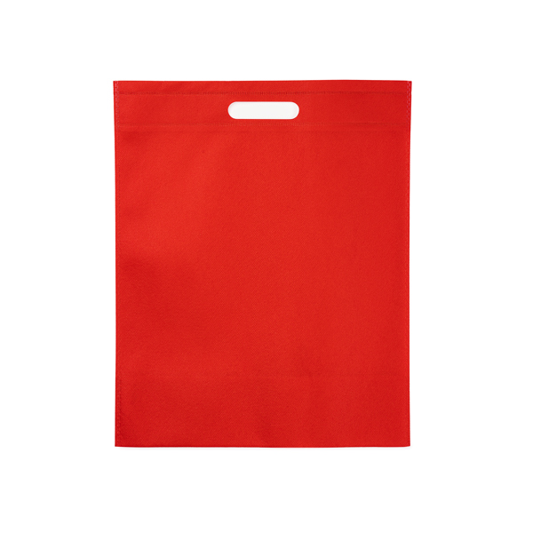 7126_60_2_1 Μη υφασμένη τσάντα 80 g/m² με ανθεκτικές DONET - Κokkino