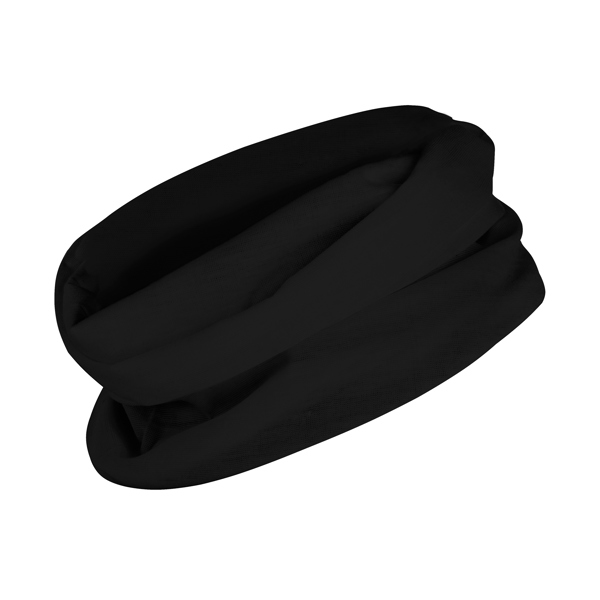 9004_02_2_1 Πολυχρηστικό neckwarmer σε ίσια γραμμή & σωληνωτό NANUK - Μαύρο