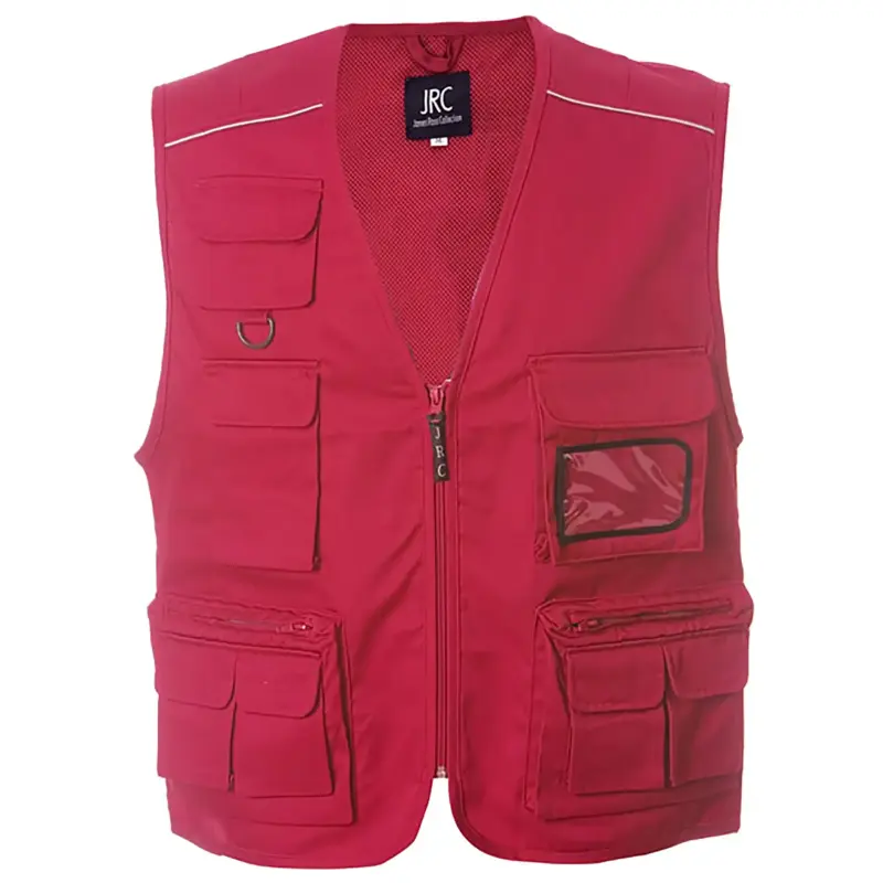 Gilet New Safari - Κόκκινο