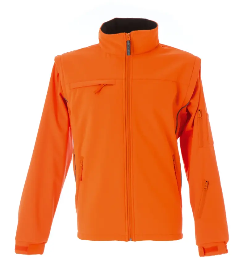 988087_resized Giubbotto New Saint Moritz - Πορτοκαλί Φωσφοριζέ