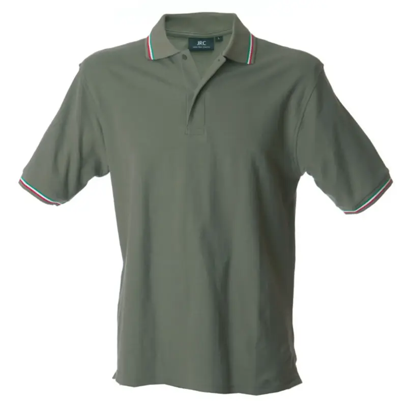 988446_resized Polo Aosta Man - Στρατιωτικό Πράσινο