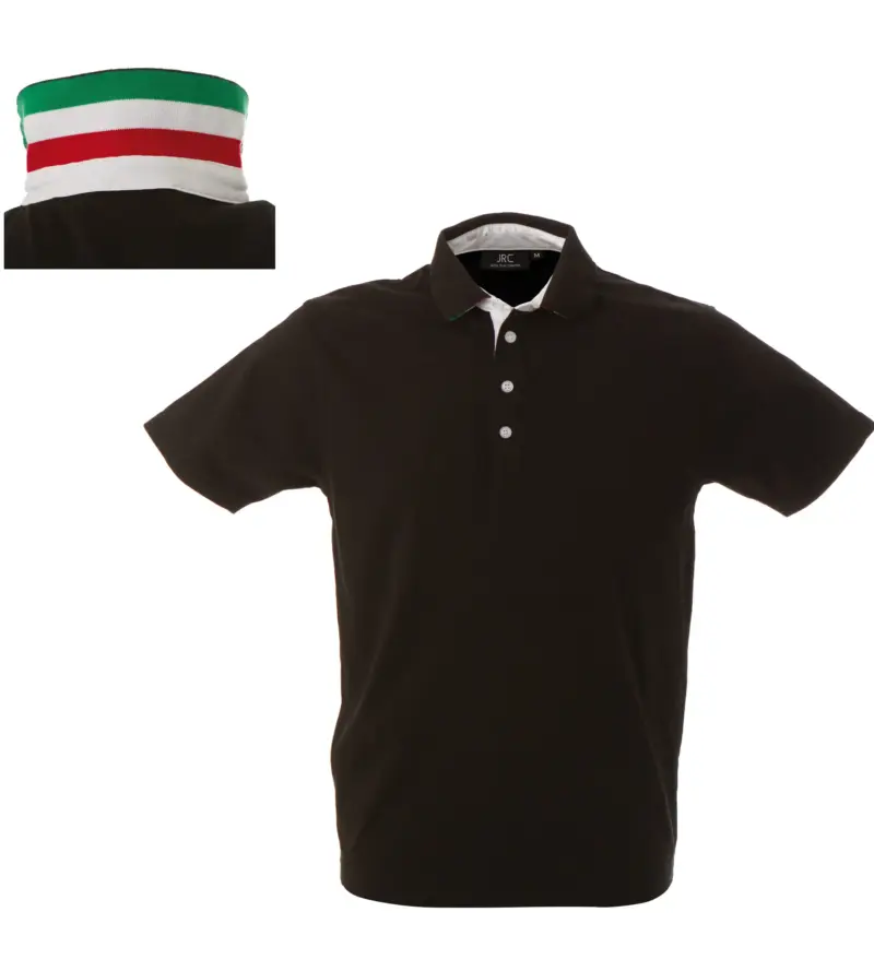 989123_resized Polo Riccione - Μαύρο