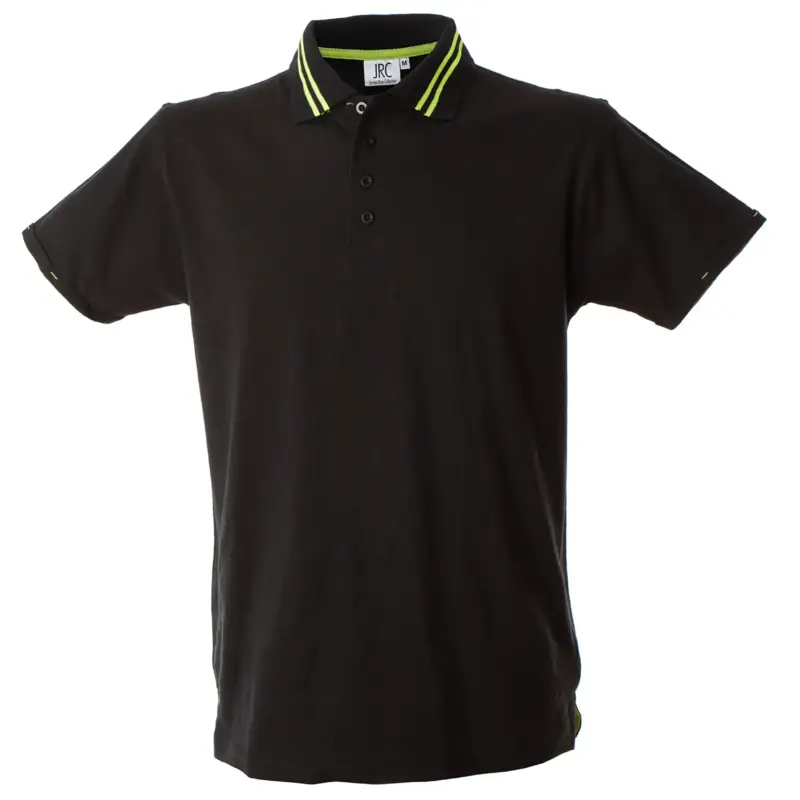 990141_resized Polo Tenerife Man - Μαύρο