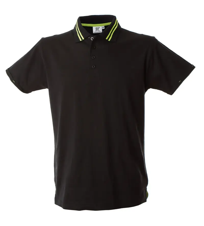 990141_resized Polo Tenerife Man - Μαύρο