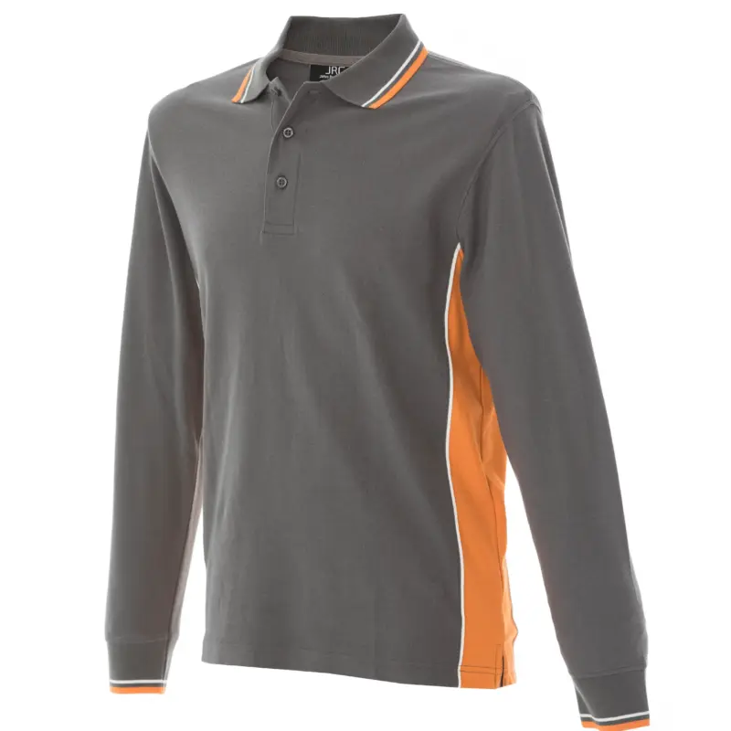 992123_resized Polo Malta - Σκούρο Γκρι/Πορτοκαλί