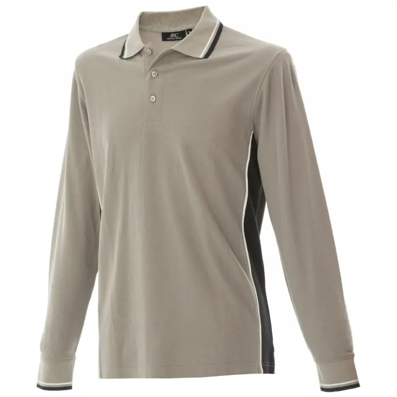 992125_resized Polo Malta - Ανοιχτό Γκρι/Μαύρο