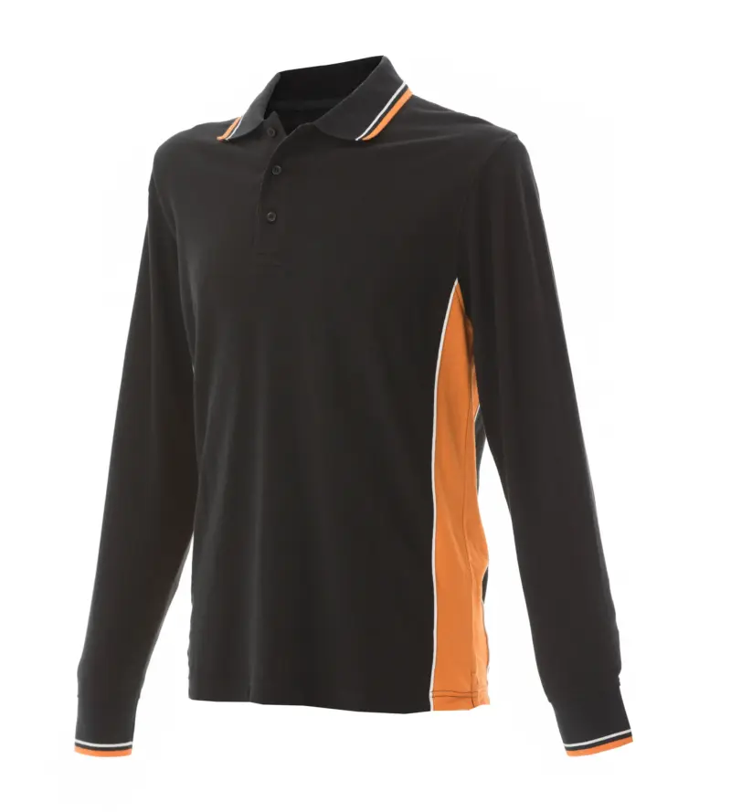 992126_resized Polo Malta - Μαυρο/Πορτοκαλι