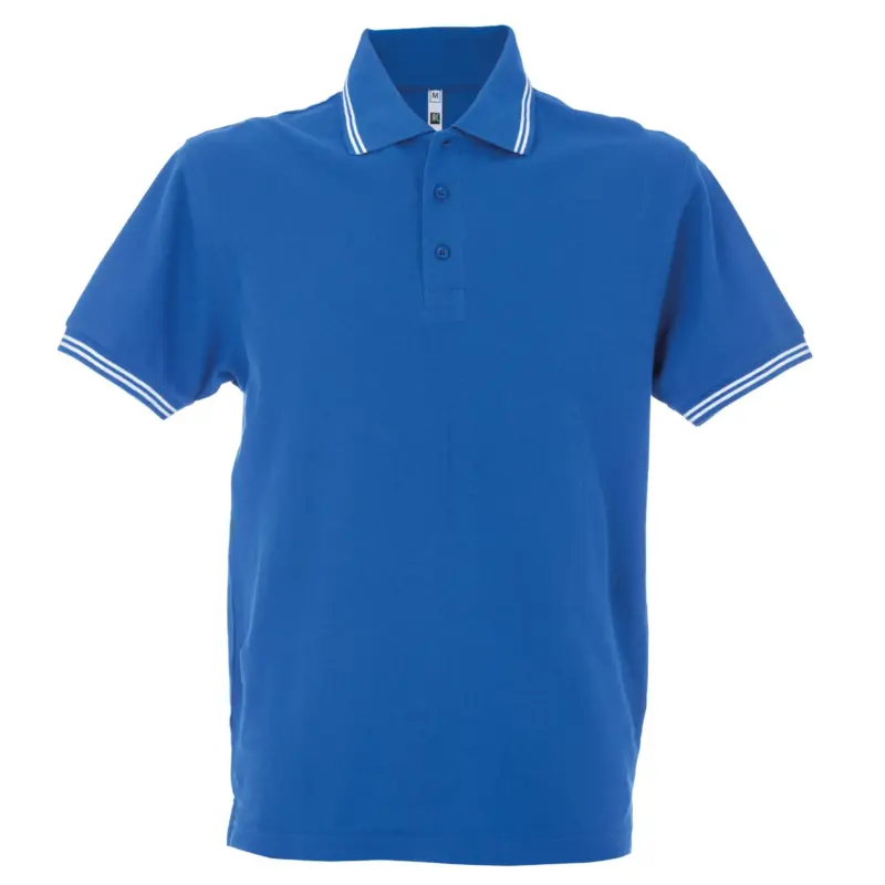 992909_resized Polo Paris Man - Μπλε Ρουα/Λευκο