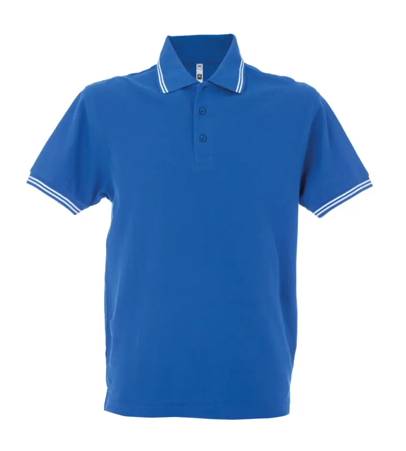 992909_resized Polo Paris Man - Μπλε Ρουα/Λευκο