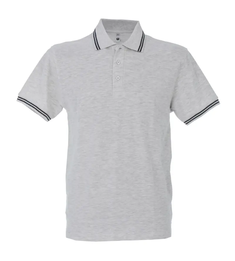 992914_resized Polo Paris Man - Ανοιχτο Μελανζε/Σκουρο Μπλε