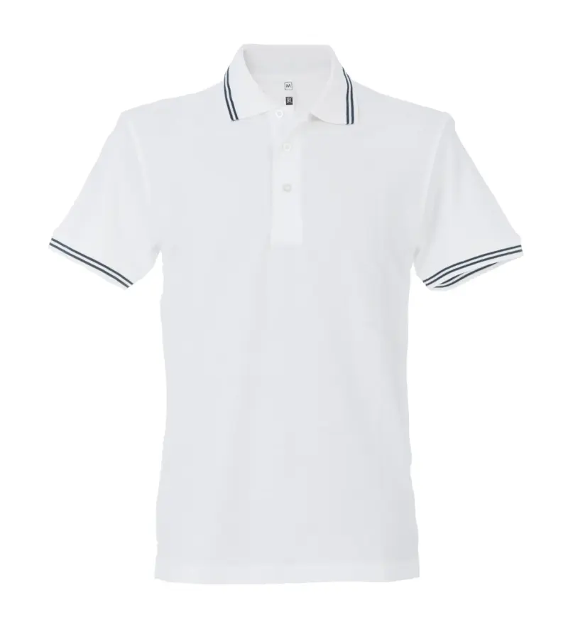 992917_resized Polo Paris Man - Λευκο/Ναυτικο Μπλε
