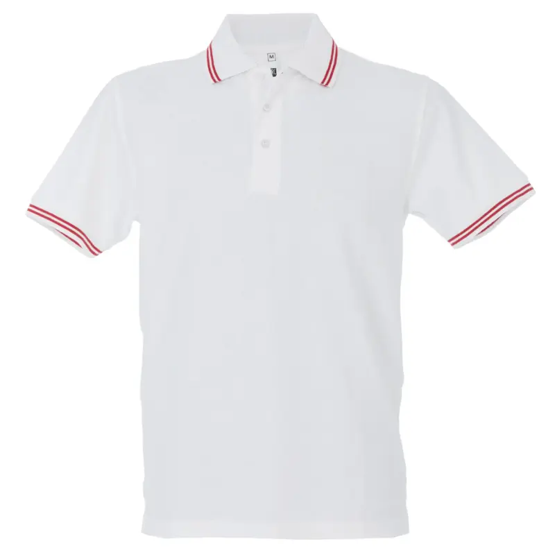 992918_resized Polo Paris Man - Λευκο/Κοκκινο