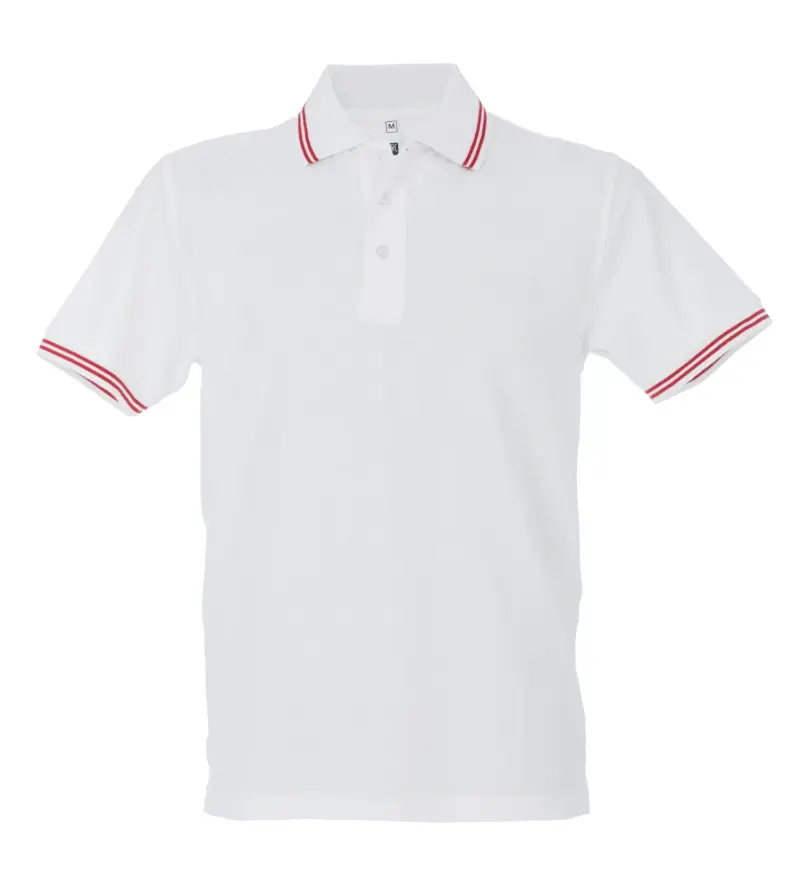 992918_resized Polo Paris Man - Λευκο/Κοκκινο