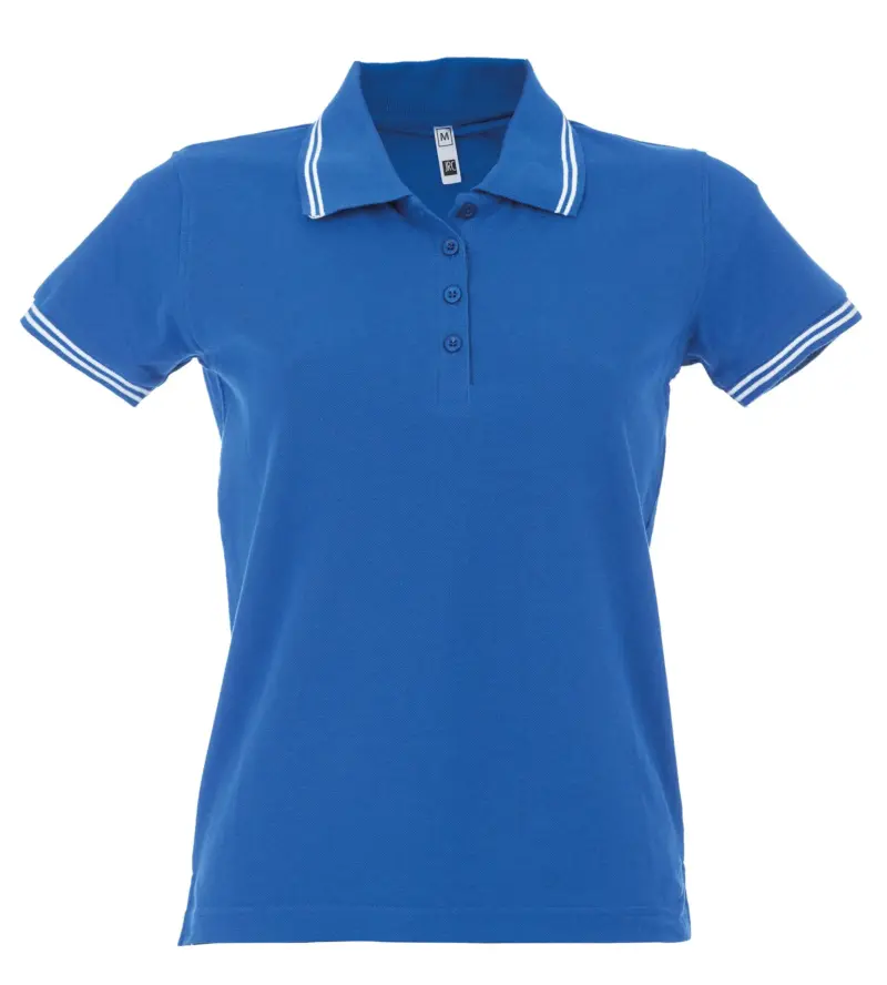 992926_resized Polo Paris Lady - Μπλε Ρουα/Λευκο