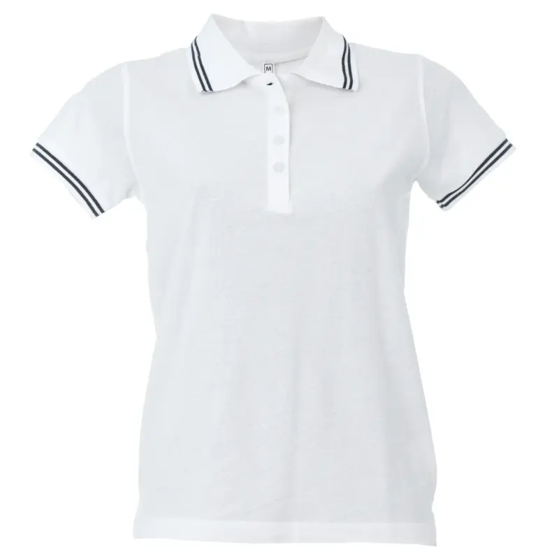 992929_resized Polo Paris Lady - Λευκο/Ναυτικο Μπλε