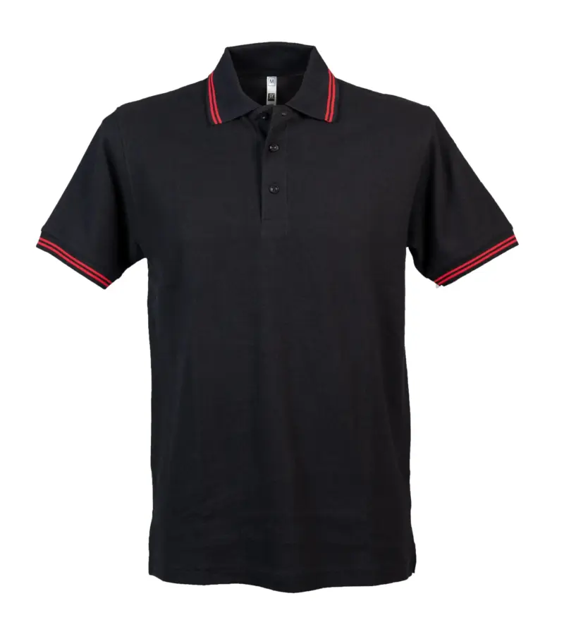 992991_resized Polo Paris Man - Μαυρο/Κοκκινο