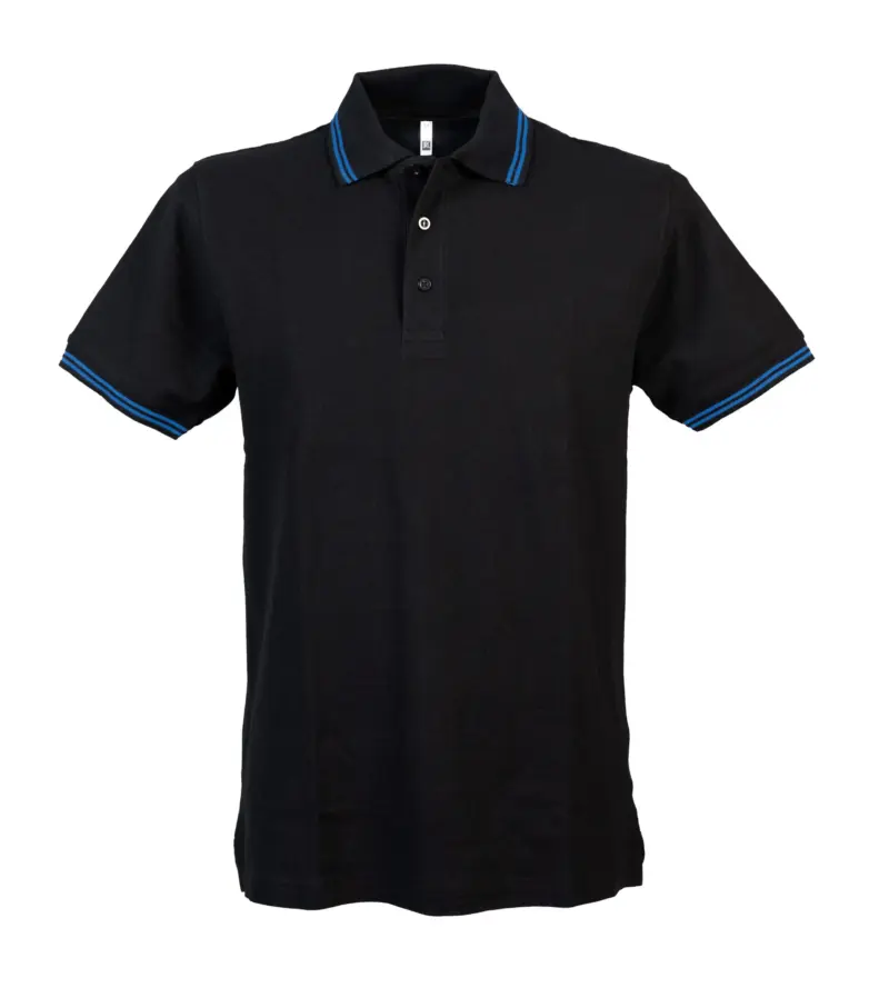 992993_resized Polo Paris Man - Μαύρο/Μπλε Ρουά
