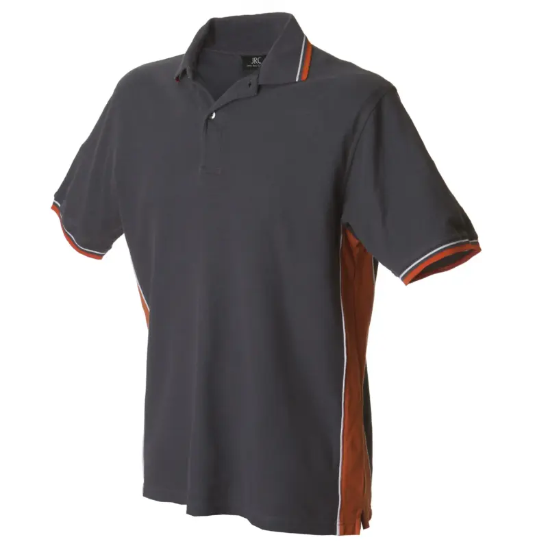 993214_resized Polo Ankara - Σκούρο Γκρι/Πορτοκαλί