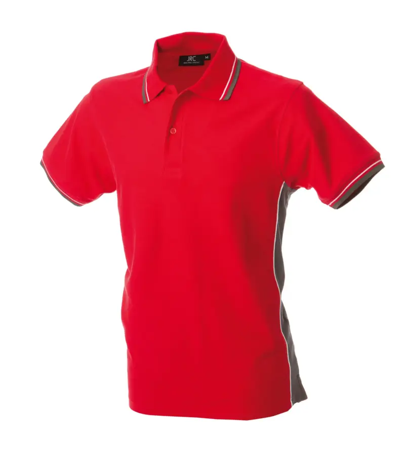993224_resized Polo Ankara - Κοκκινο/Σκουρο Γκρι