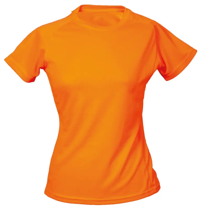 T-shirt Montevideo Lady - Πορτοκαλί Φωσφοριζέ