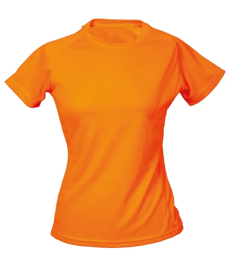 993812_resized T-shirt Montevideo Lady - Πορτοκαλί Φωσφοριζέ
