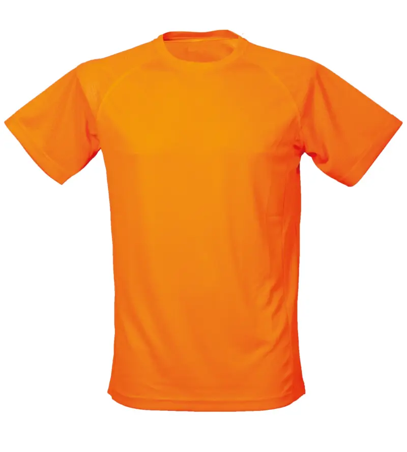 T-shirt Montevideo Boy - Πορτοκαλί Φωσφοριζέ