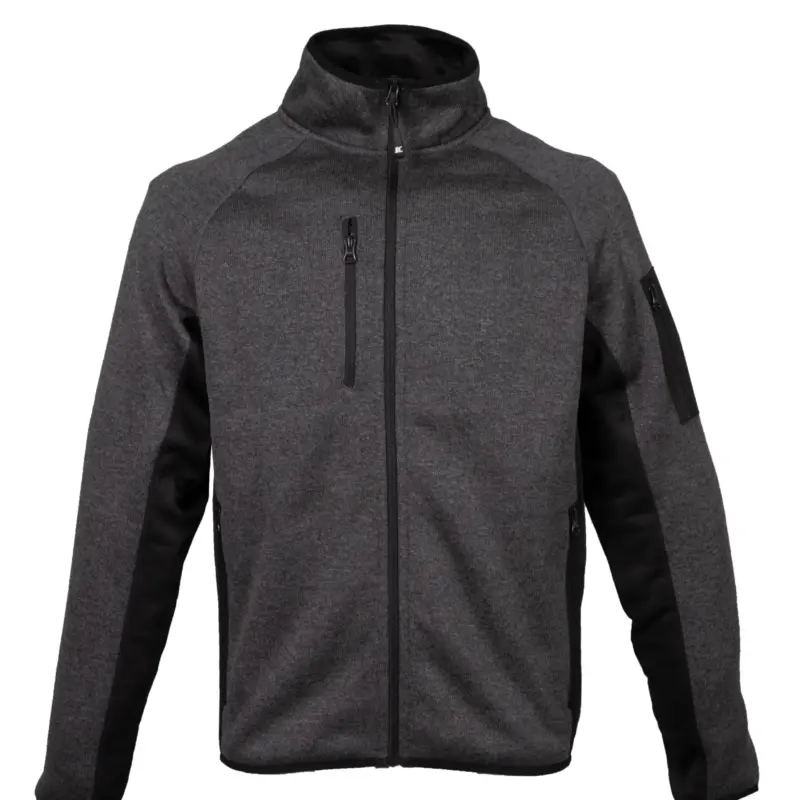 Knitted fleece Monviso Man - Σκούρο Γκρι