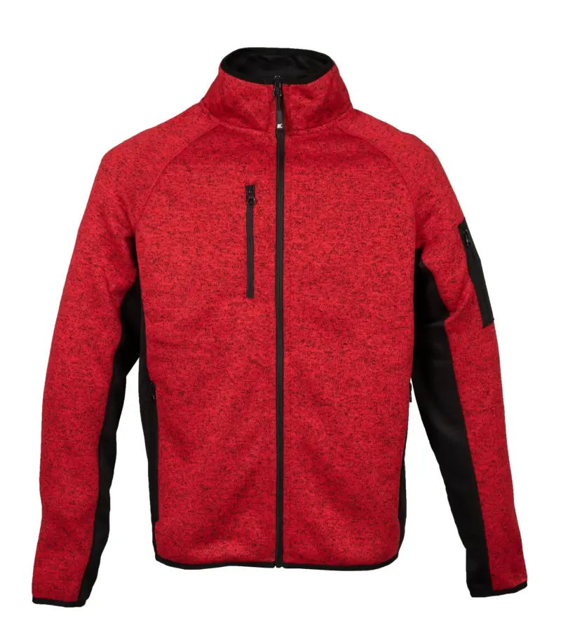 994414-C_resized Knitted fleece Monviso Man - Κόκκινο