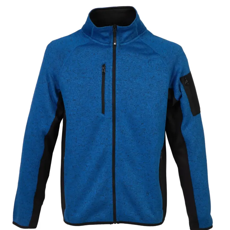 Knitted fleece Monviso Man - Μπλε Ρουαγιάλ