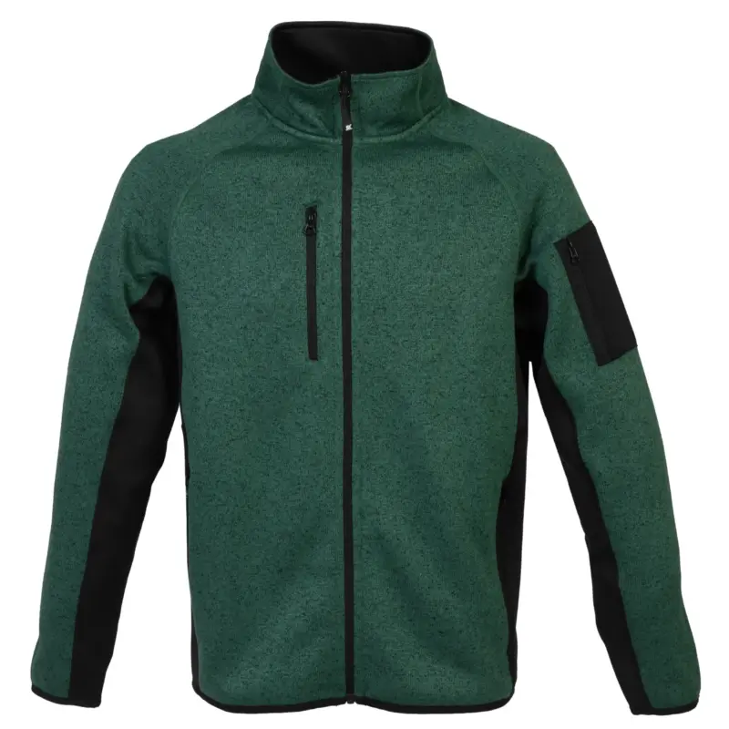 Knitted fleece Monviso Man - Πρασινο
