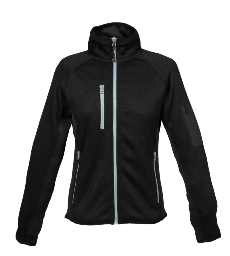 994420_resized Knitted fleece Monviso Lady - Μαύρο