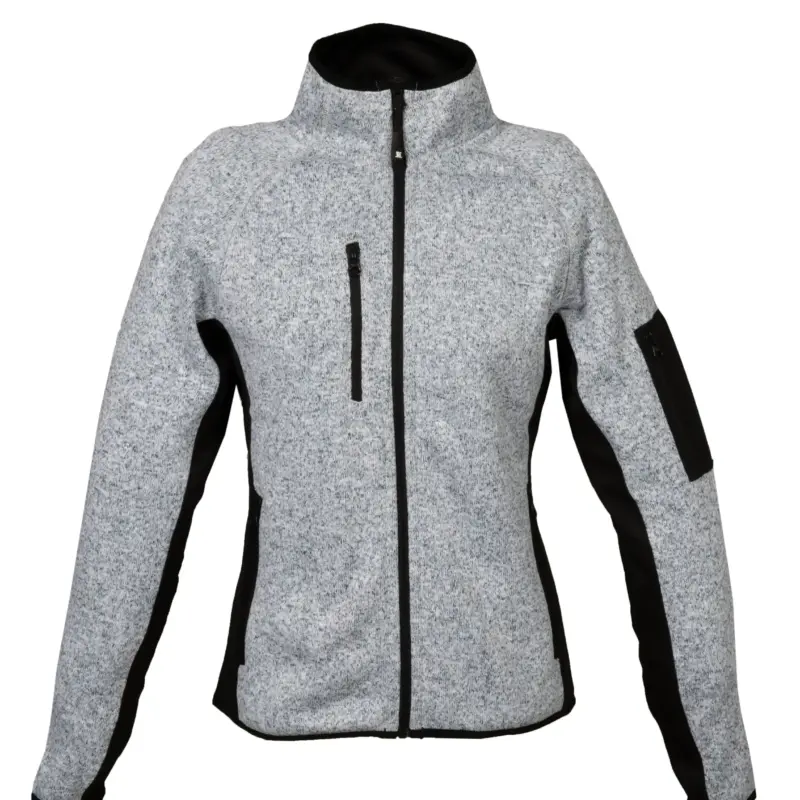 Knitted fleece Monviso Lady - Ανοιχτό Γκρι