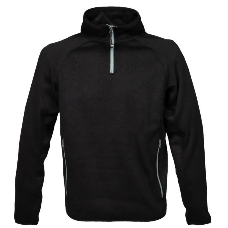 Knitted fleece Maribor - Μαύρο