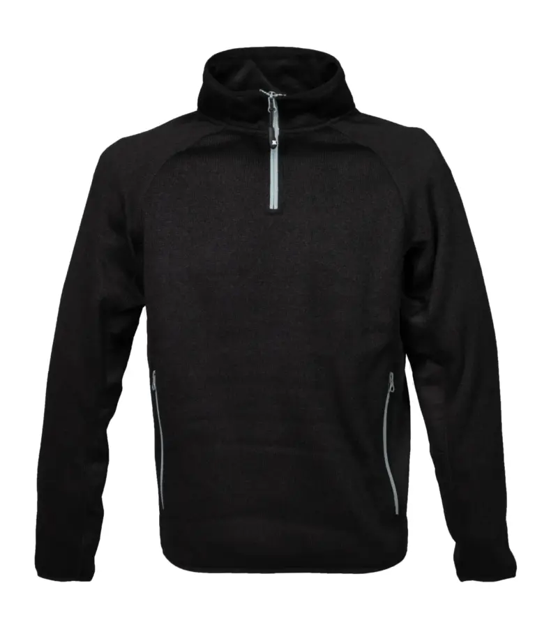 994451_resized Knitted fleece Maribor - Μαύρο