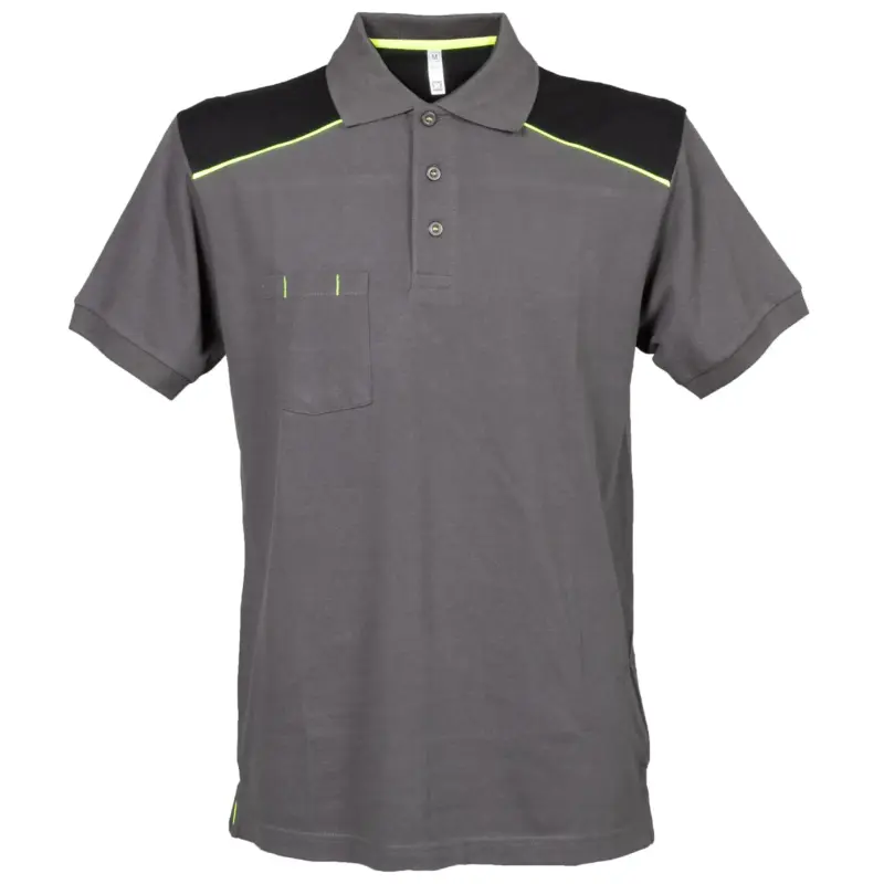 994632_resized Polo Bordeaux - Γκρι/Μαυρο