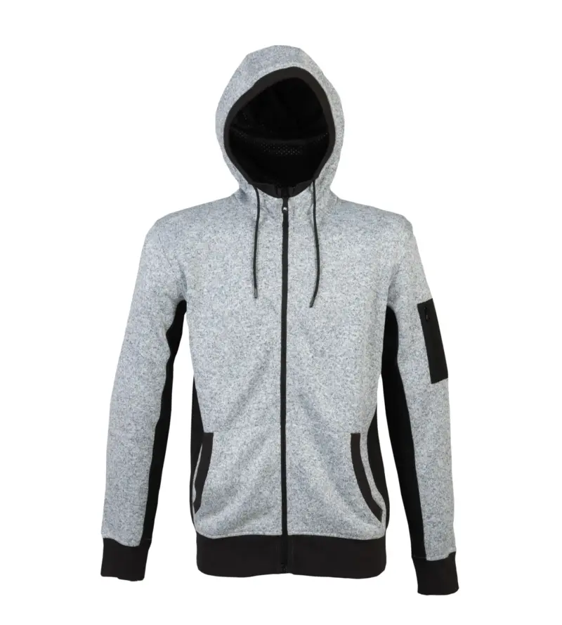 994732_resized Knitted Fleece New Quebec Man - Ανοιχτό Γκρι