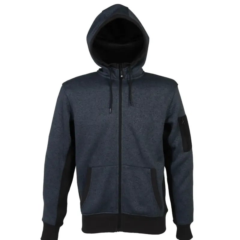 994733_resized Knitted Fleece New Quebec Man - Αεροπορικό Μπλε