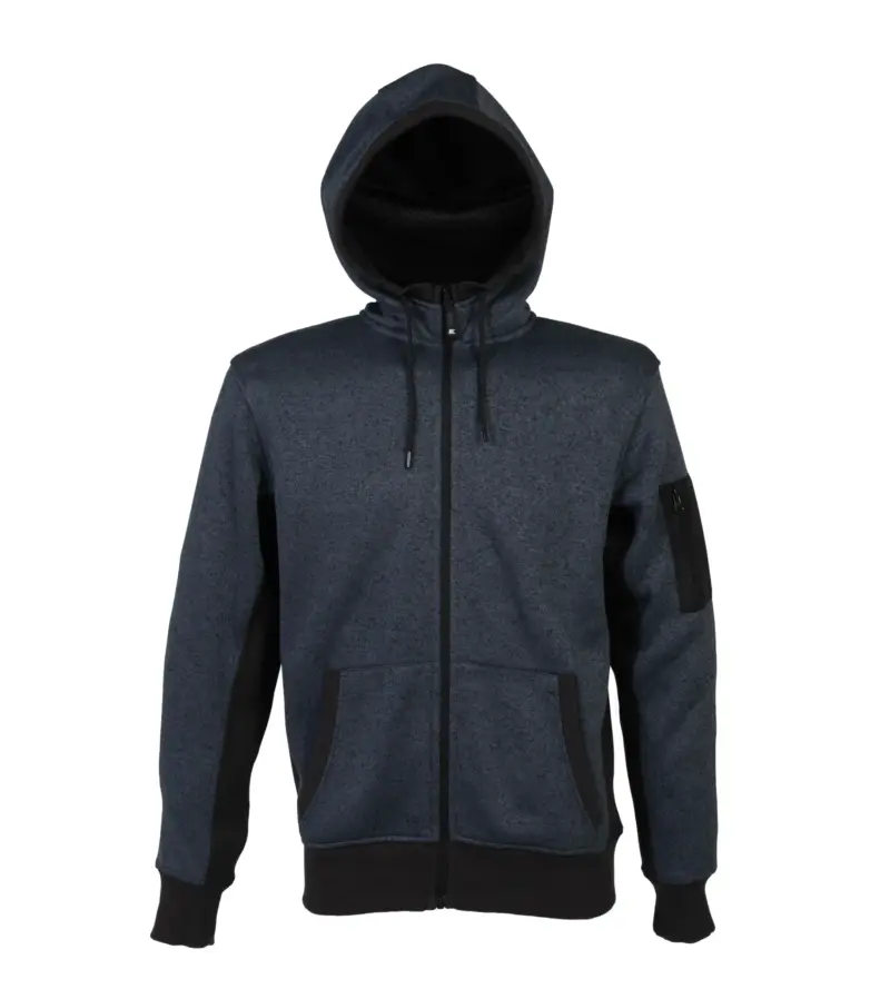 994733_resized Knitted Fleece New Quebec Man - Αεροπορικό Μπλε